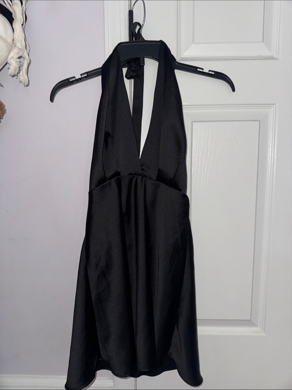 Black Halter Cocktail Dress